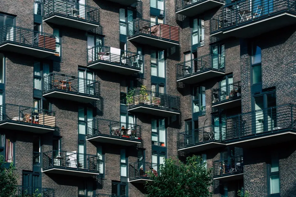 apartments, architecture, balconies, building