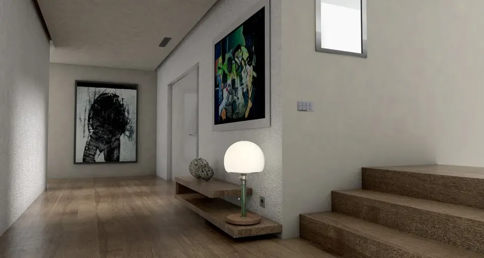 hallway, corridor, entrance, entrance hall