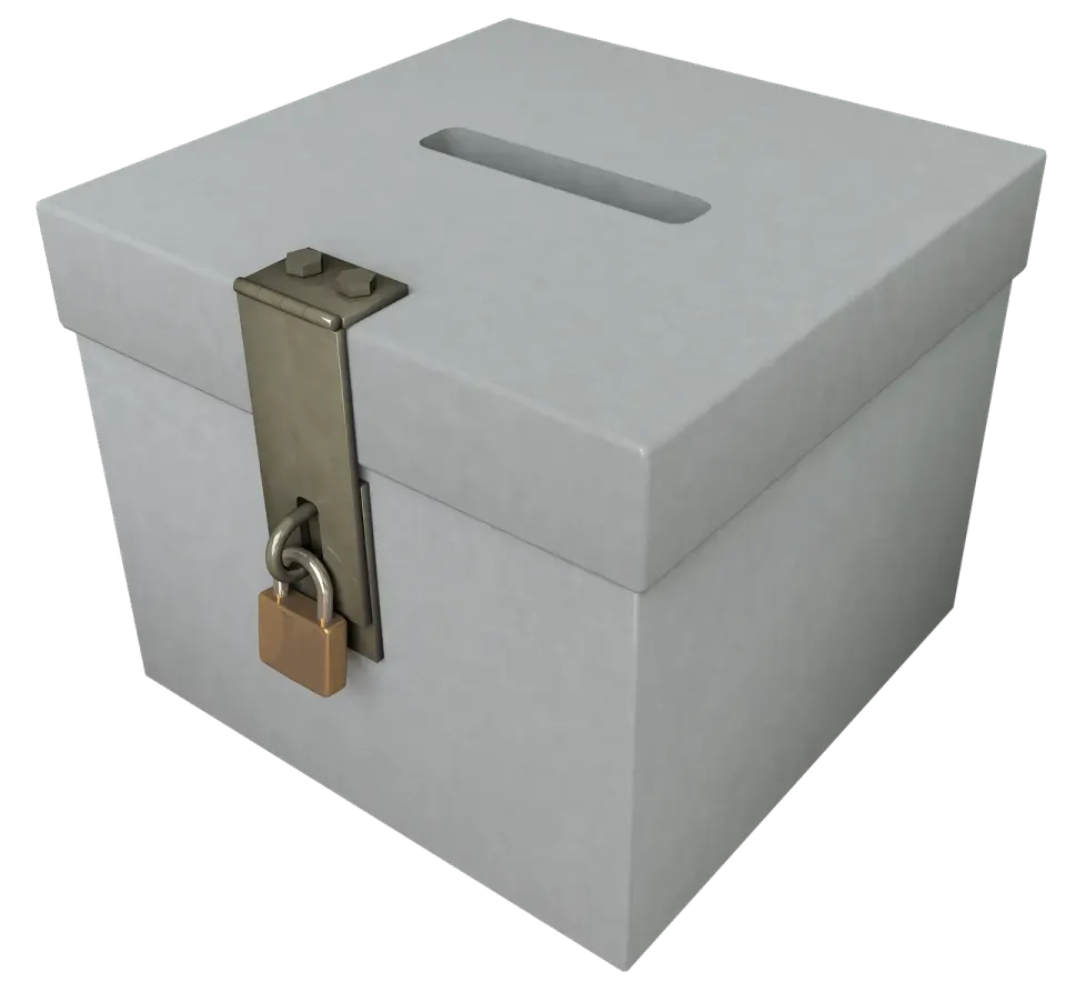 ballot box, choice, federal election, democracy