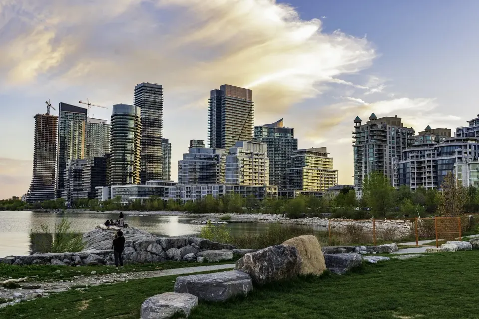 toronto, landscape, sky, lake